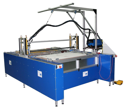 Fully automatic XY GLUEJET® tables